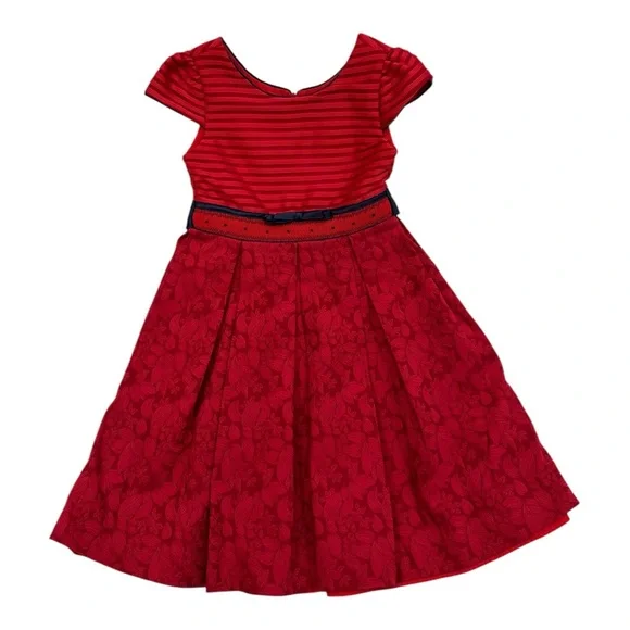 Periwinkle Girls Red Formal Dress 8y Holiday Xmas - Picture 2 of 8